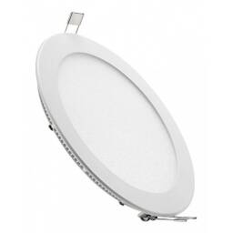 Plafn Redondo Led Embutir 18W - Luz Fra