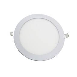 Plafn Redondo Led Embutir 9W - Luz Fra