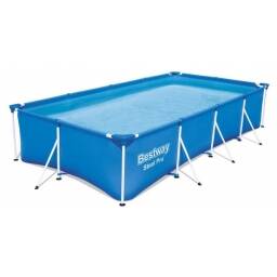 Piscina rectangular 400 x 211 x 81cm 5700L azul