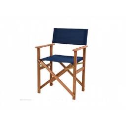 SILLA ACACIAN 54X55X85 De Director Azul 