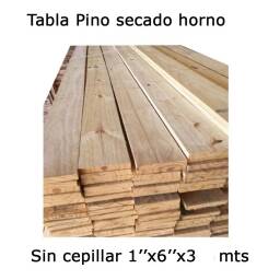 Tabla De Pino 1(2,5cm)x6(15cm)x3 m (por Unidad) 