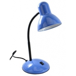 Lampara de Escritorio con cuello flexible Color Azul H40cm