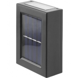 Aplique de Pared 2W Con panel Solar Luz Clida