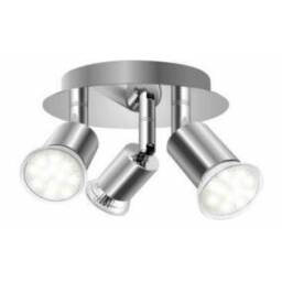 Spot Metalico para embutir3 Picos - GU10Color : Plata