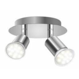 Spot Metalico para embutir2 Picos - GU10Color : Plata