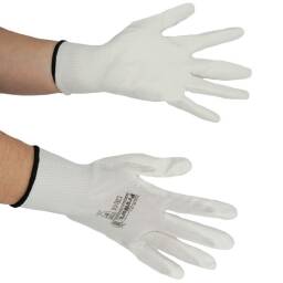 Guante POLIURETANO BLANCO base nylon T.9