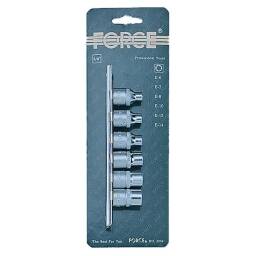 JGO.DADOS (3/8) TORX HEM.FORCE [3064] E6-E14 6P.